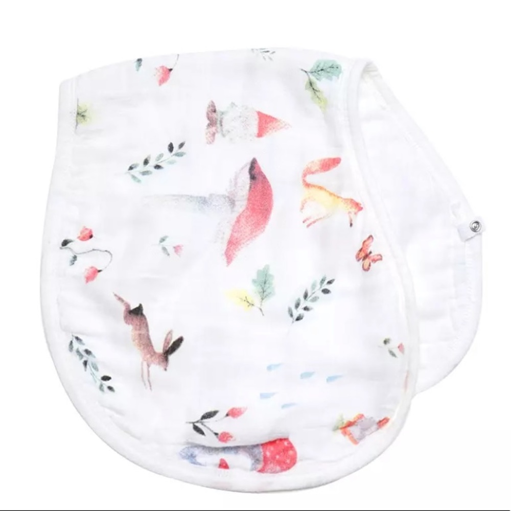 Forest Animal baby burp cloth